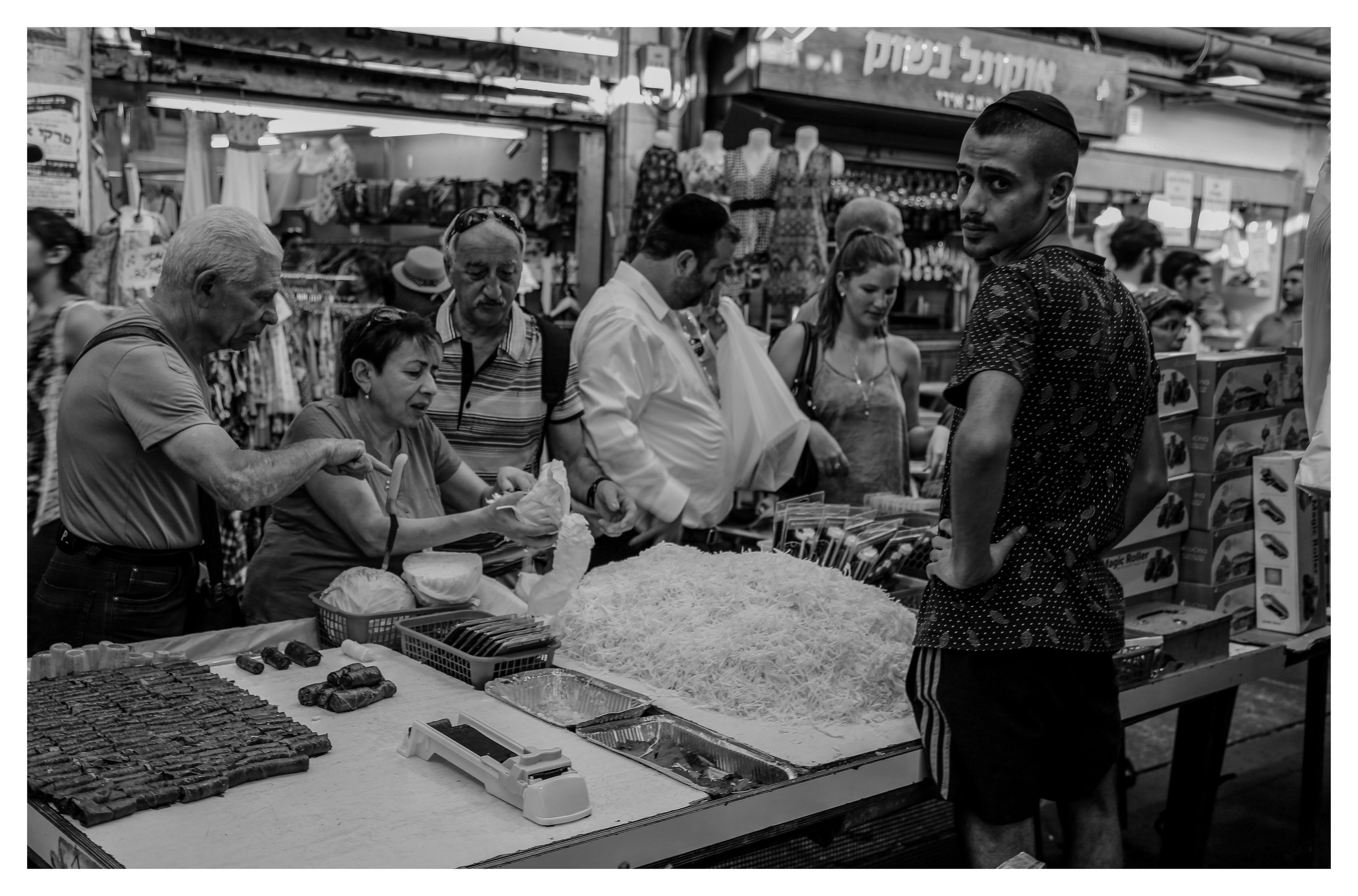 Baklava Counter, Carmel Market