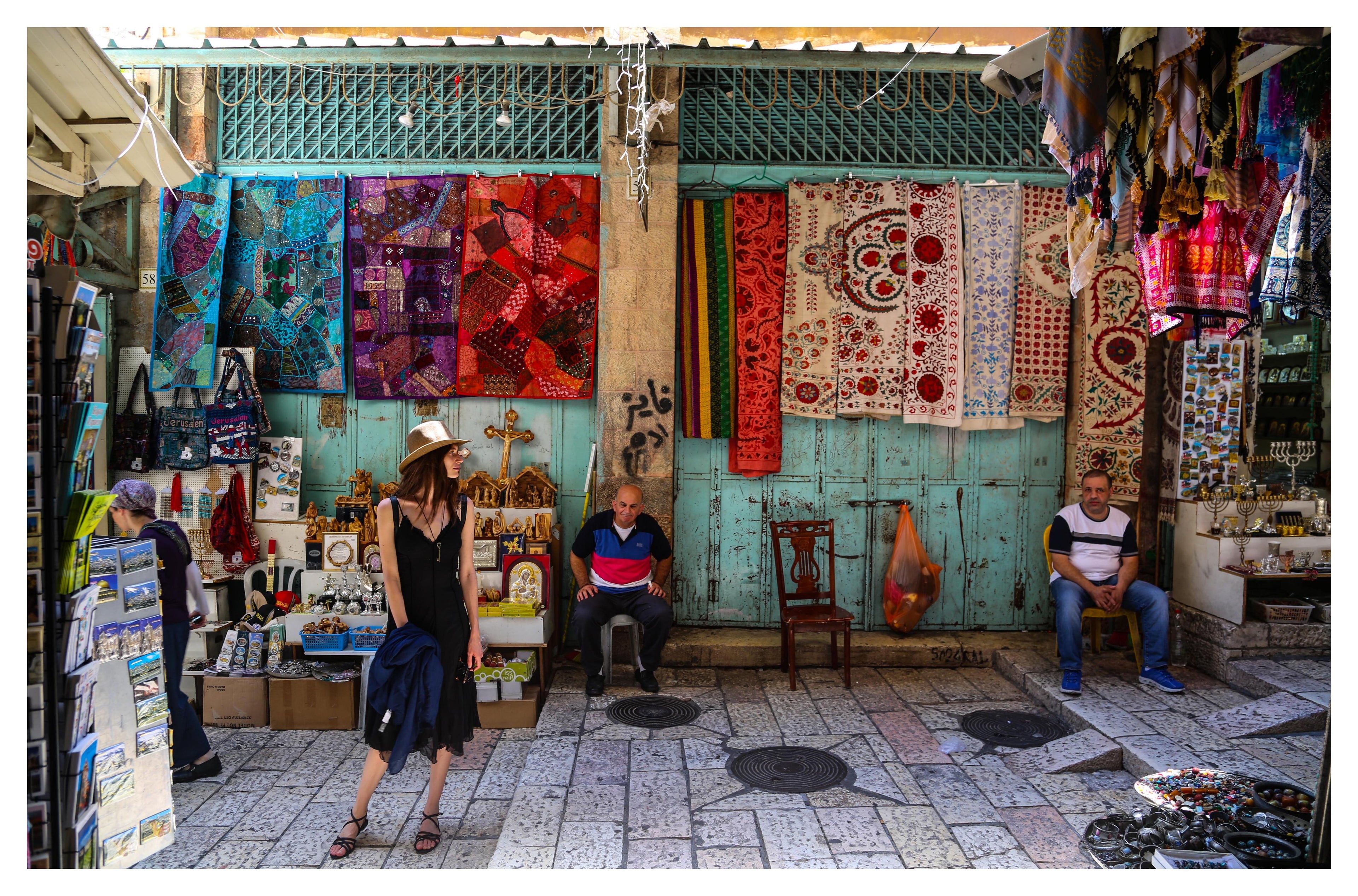 Tapestries and Tourists, Old Jaffa