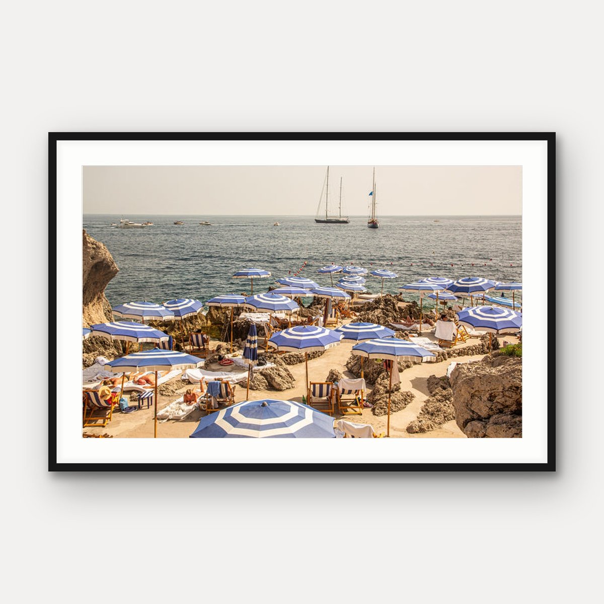 Blue Parasols, Capri