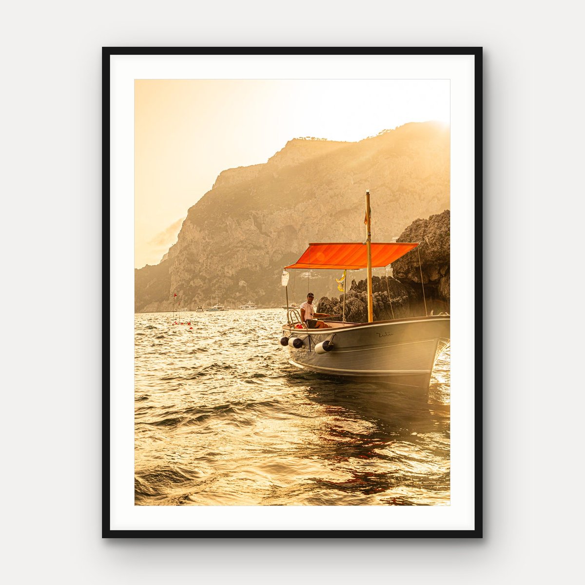 Golden Hour Boat, Capri