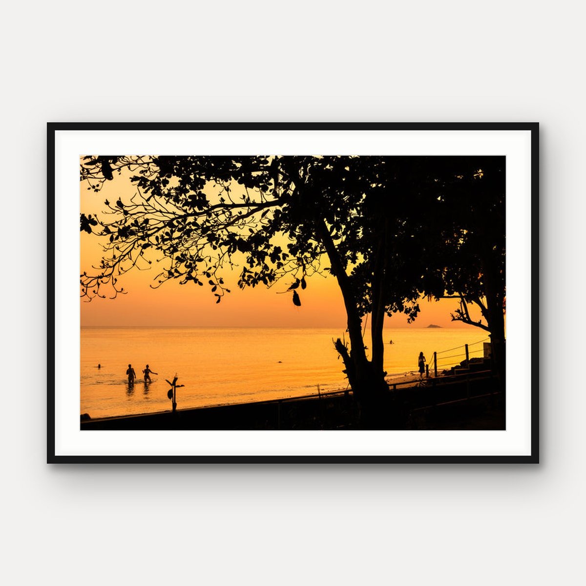 Island Sunset Bathers