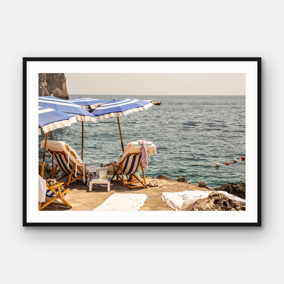 Striped Umbrellas I, Capri