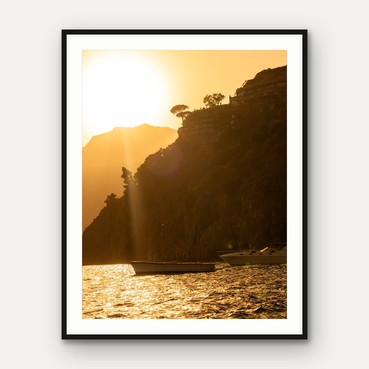 Sunset Silhouette Positano